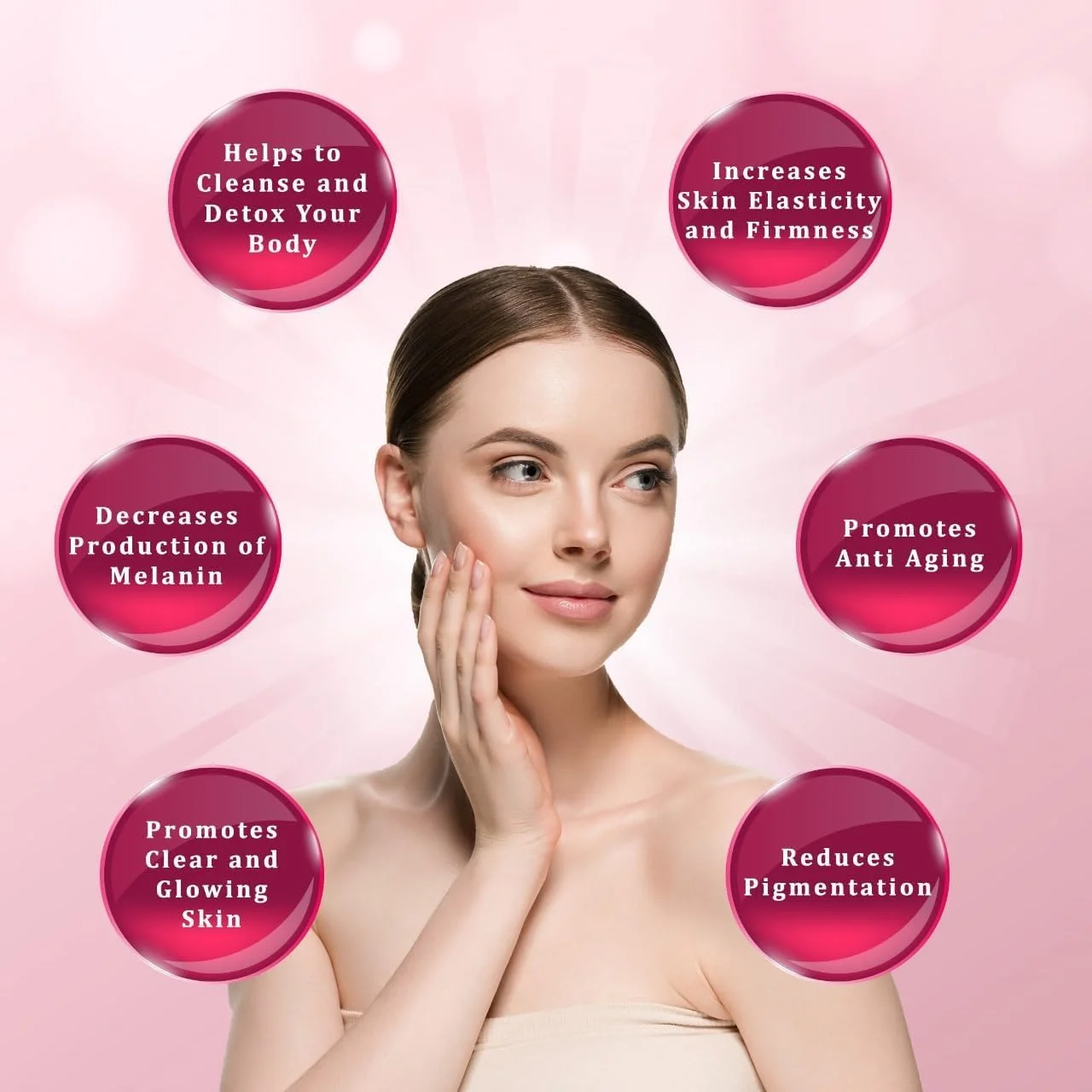 قرص ال-گلوتاتیون ادونس برای پوست سالم و درخشان آقایان و بانوان به همراه ویتامین C (30 عدد) (بسته 3 عددی)