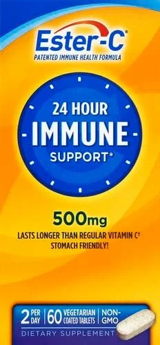 استر-ث، ویتامین ث، 500 میلی گرم، 60 عدد قرص، بدون طعم (بسته بندی ممکن است متفاوت باشد)