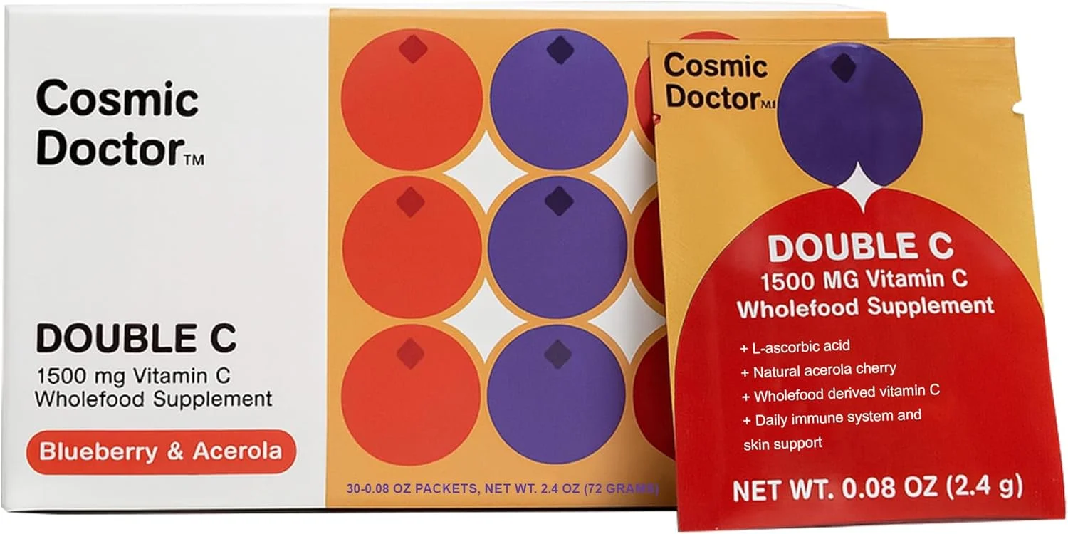 ویتامین ث 1500 میلی گرمی Double C - بلوبری و آسرولا
