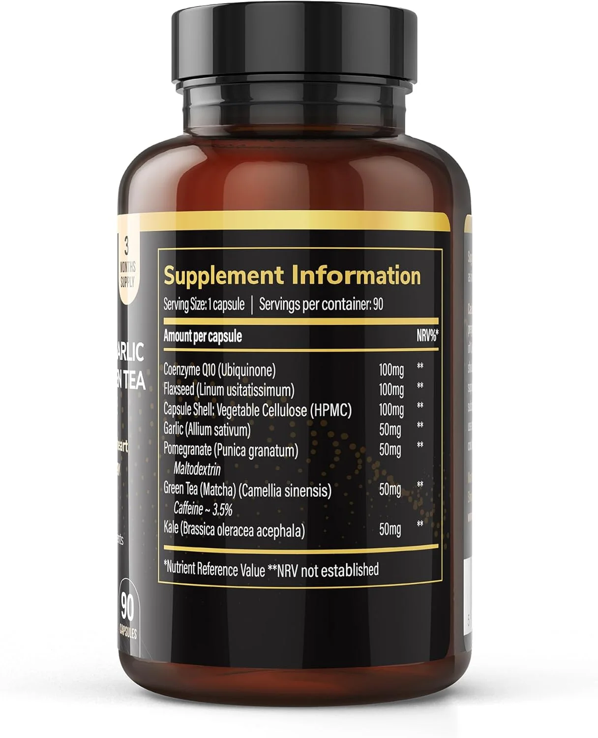 کوآنزیم کیوتن 100 میلی گرم + سیر تخم کتان + چای سبز + انار