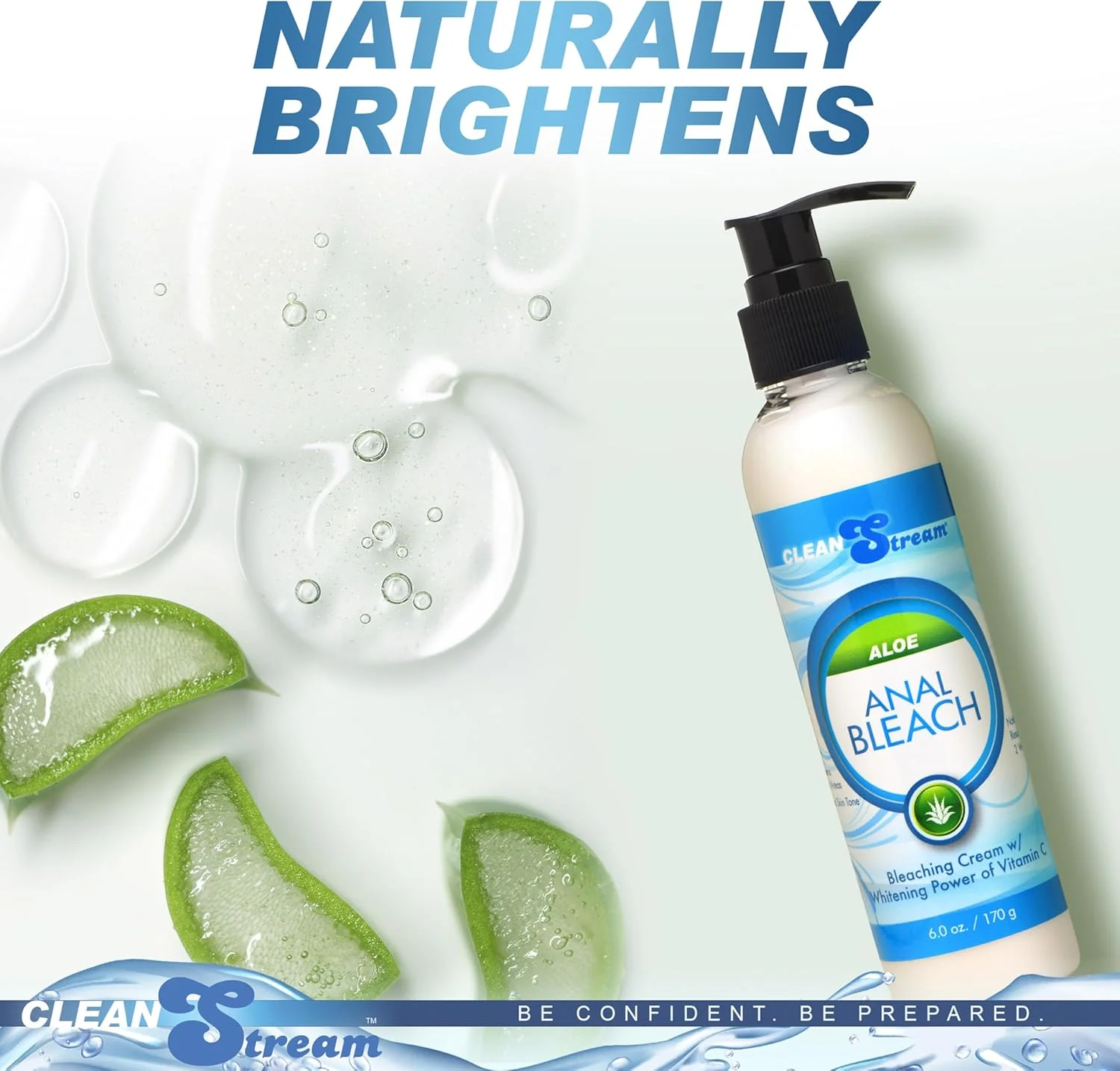 کرم روشن کننده پوست بدن سری مستر کلین استریم 170 گرمی حاوی ویتامین C و آلوئه