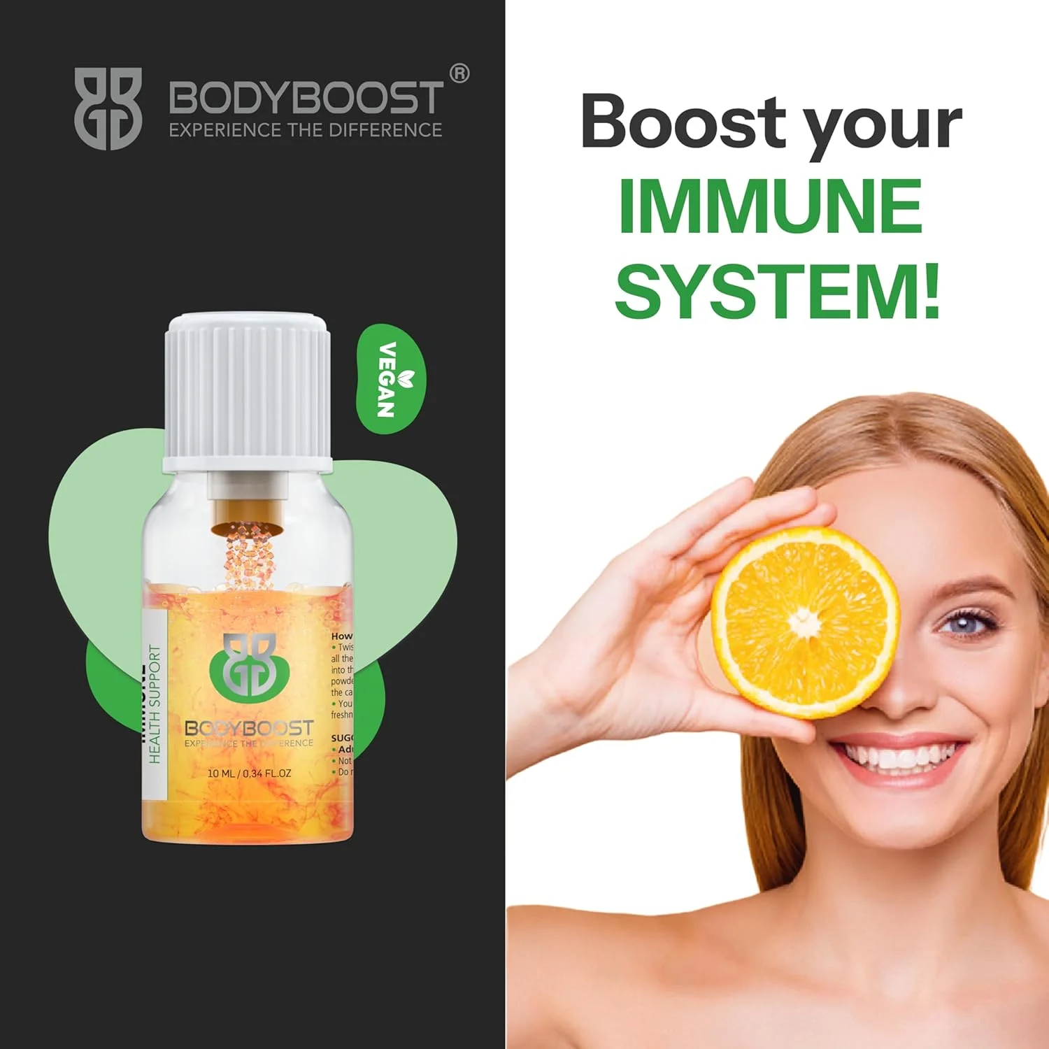 تقویت کننده سیستم ایمنی بادی بوست حاوی ویتامین C، زینک و مواد طبیعی