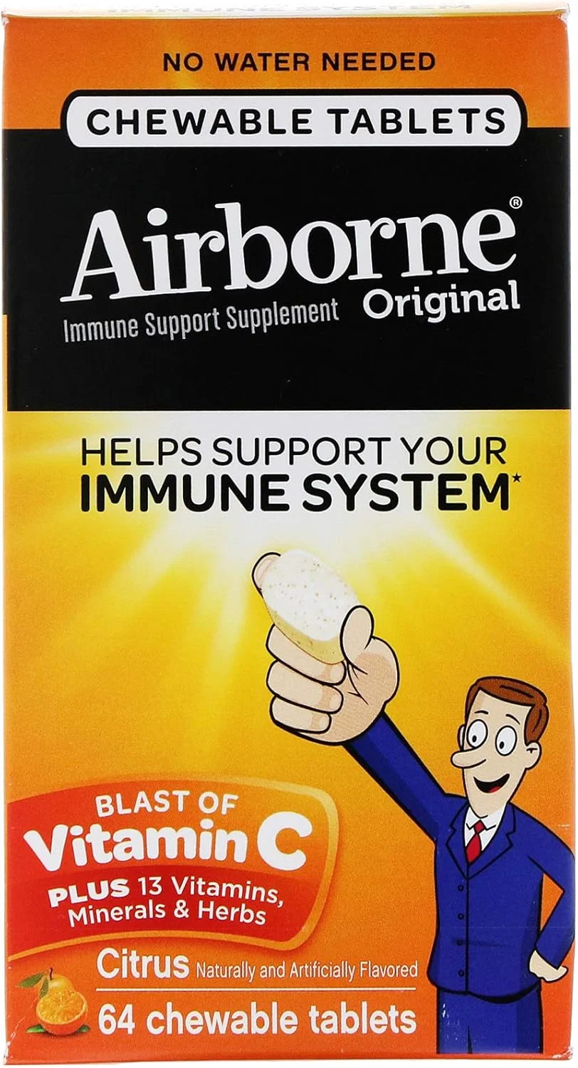 تقویت کننده سیستم ایمنی حاوی ویتامین C، مرکبات، 64 قرص جویدنی