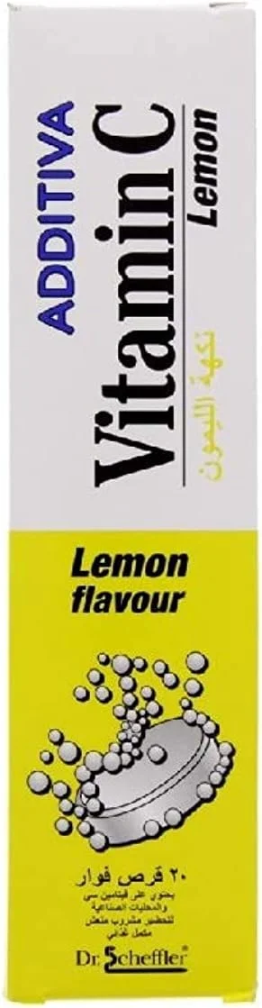 قرص جوشان ویتامین ث ۱۰۰۰ میلی گرم با طعم لیمو، ۲۰ عدد