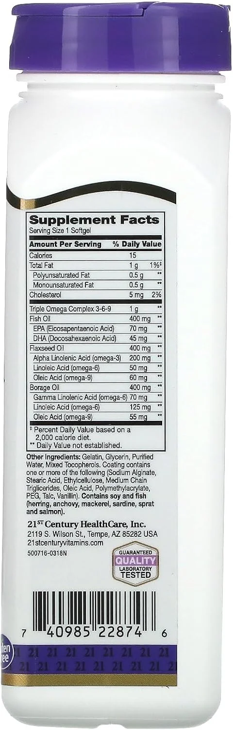 کمپلکس امگا تریپل قرن 21 - 90 کپسول
