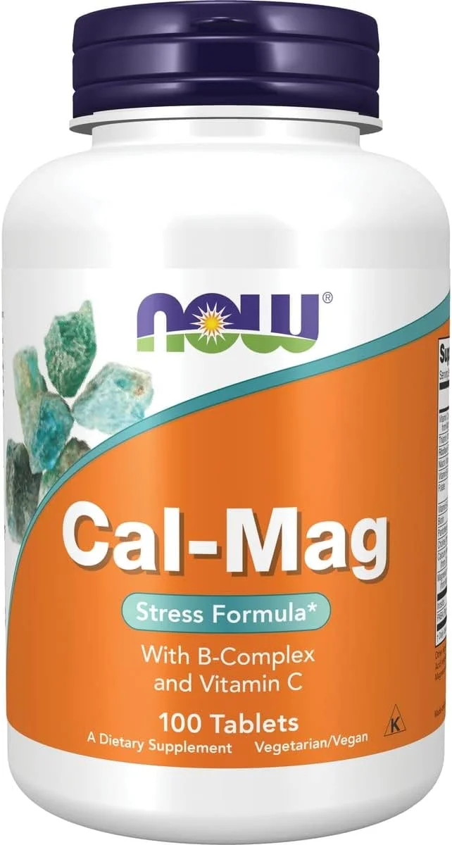 قرص کلسیم-منیزیم فرمول استرس ناو فودز 100 عددی