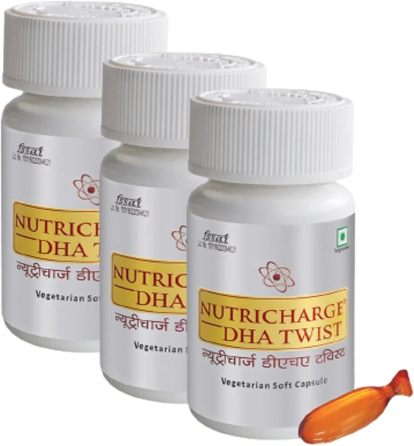 نوتری شارژ DHA Twist کمک به رشد بینایی در نوزادان و کودکان (بسته 3 عددی)