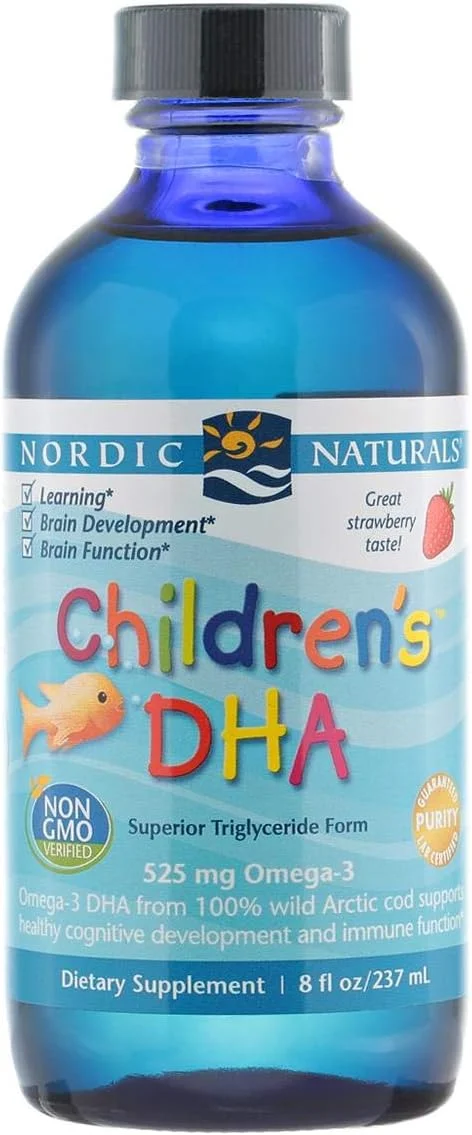 نوردیک نچرالز - DHA با طعم توت فرنگی برای کودکان (236 میلی لیتر)