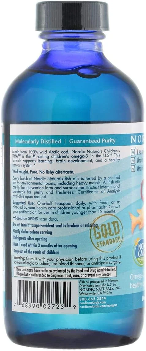 نوردیک نچرالز - DHA با طعم توت فرنگی برای کودکان (236 میلی لیتر)