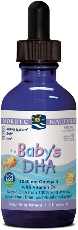 نوردیک نچرالز روغن DHA کودک، بسته 2 عددی، مجموعا 118 میلی لیتر