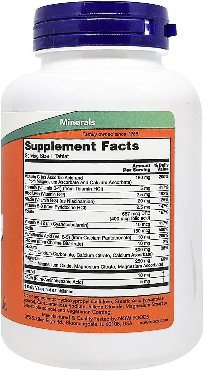 قرص های کلسیم-منیزیم فرمول استرس ناو فودز 100 عددی