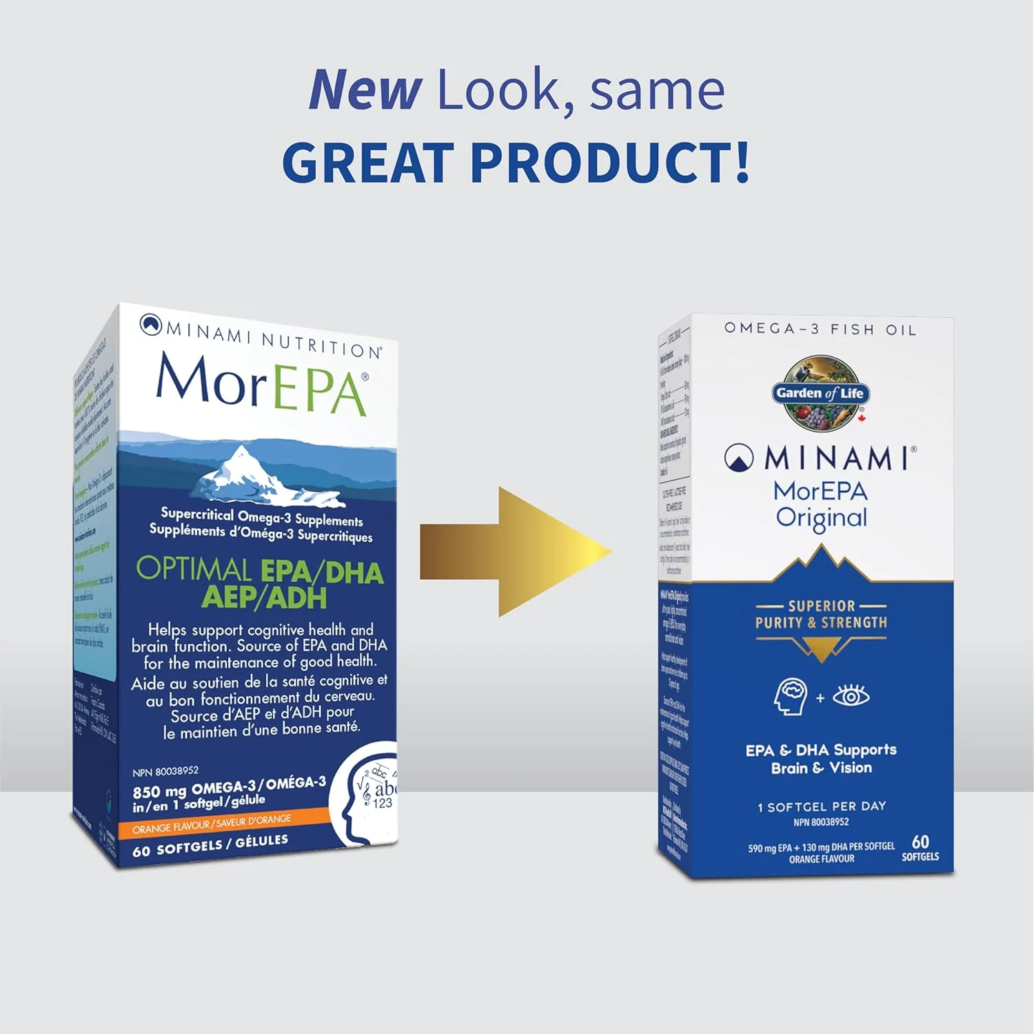 مینامی نوتریشن MorEPA Optimal EPA/DHA 60 سافت ژل