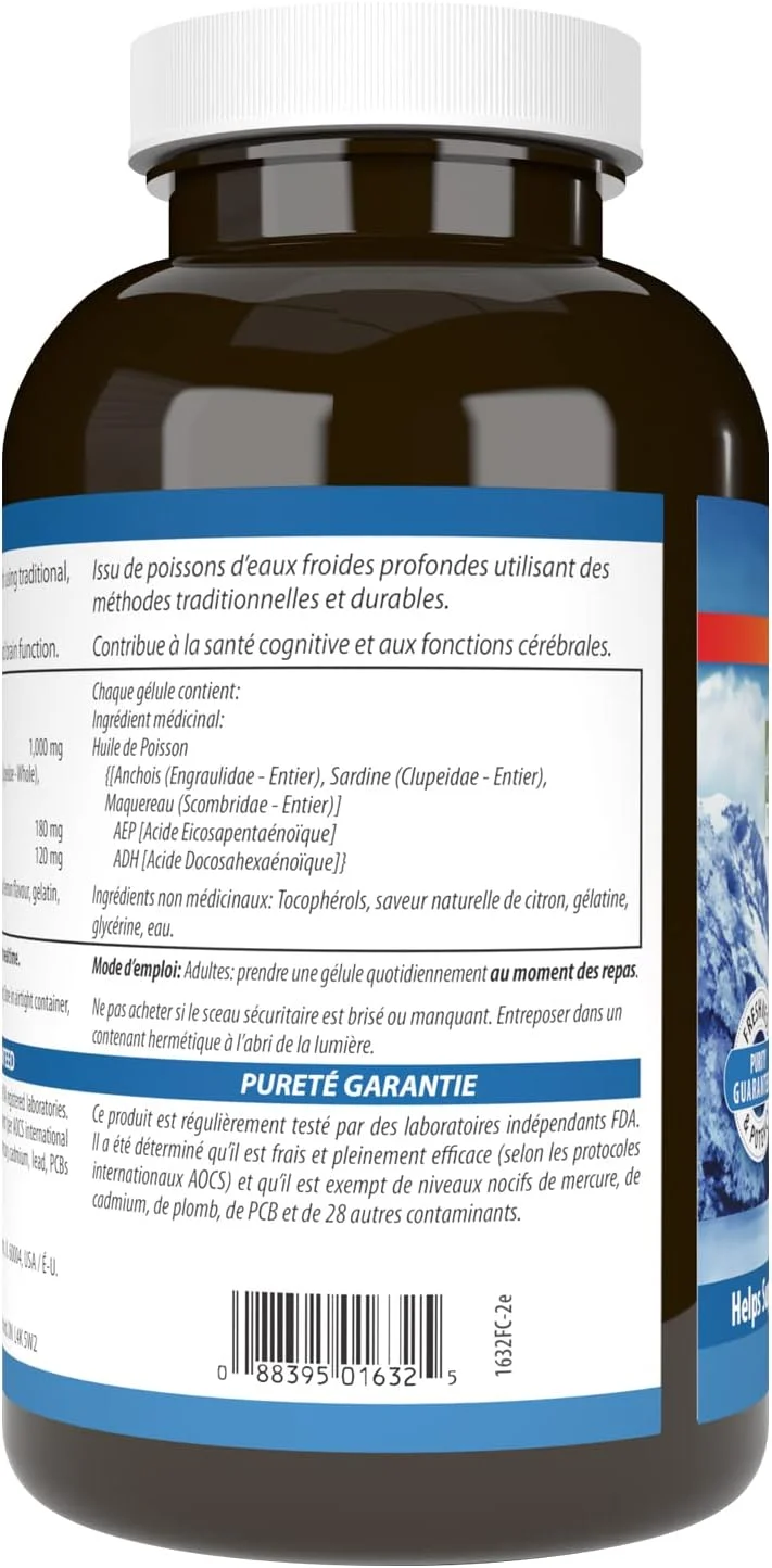 کپسول های ژلاتینی سوپر DHA کارلسون، نروژی، 500 میلی گرم DHA، 60 + 20 عدد