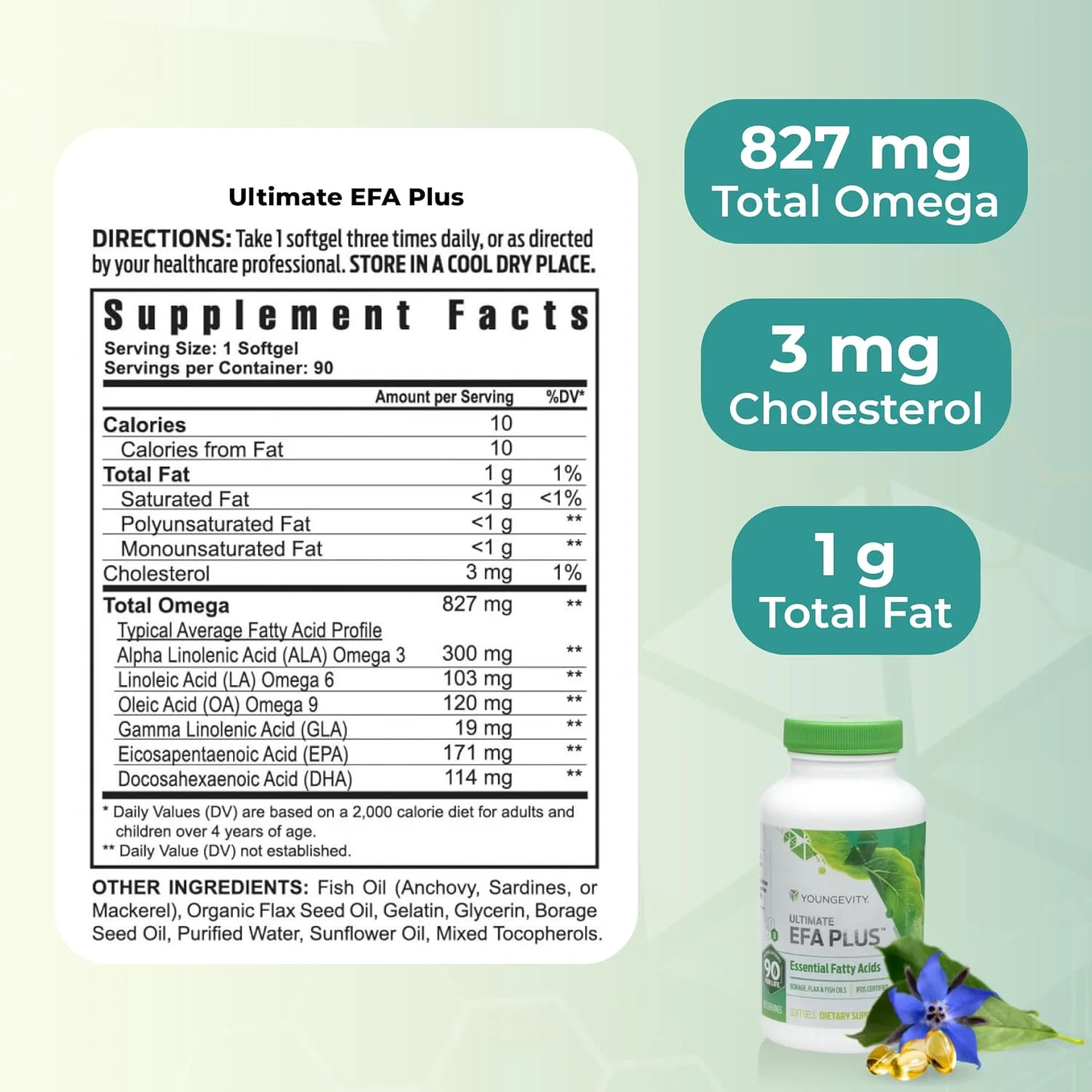 ای اف ای پلاس نهایی از یانگویتی، 90 سافت ژل