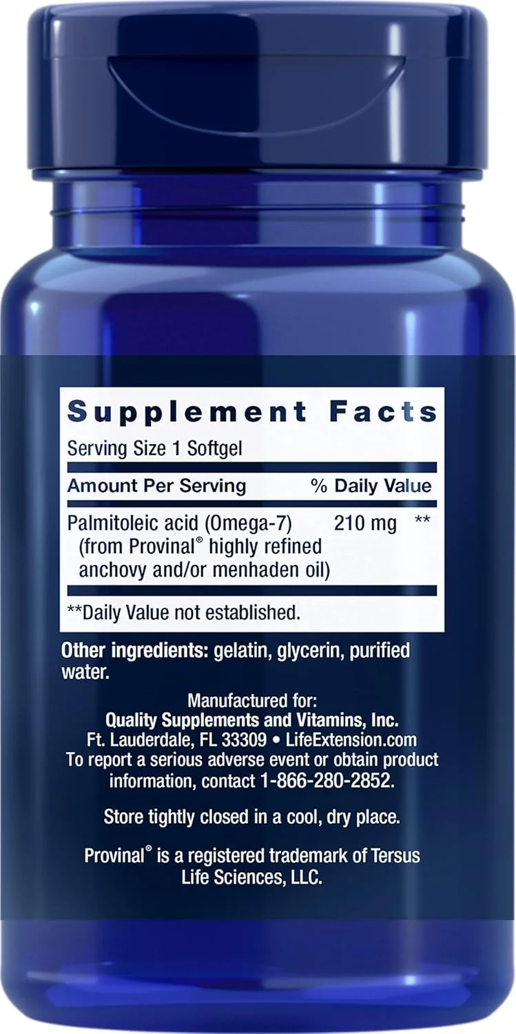 لایف اکستنشن - پرووینال امگا-7 خالص شده 210 میلی گرم. 30 سافت ژل 134153