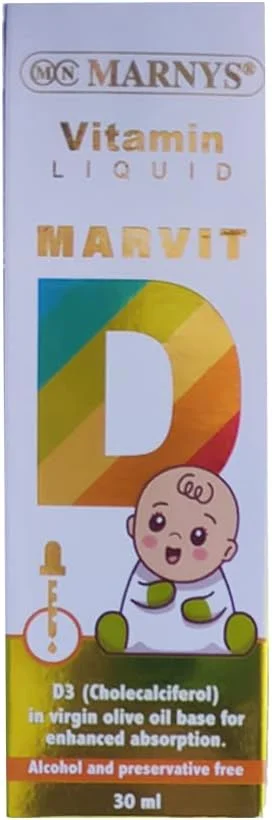 مایع ویتامین D کودکان مارنیس 30 میلی لیتر