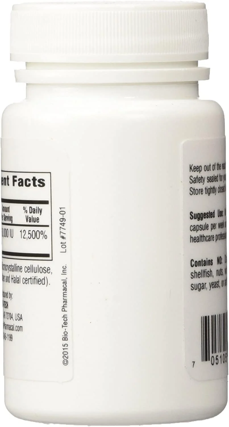 D3-50 50000 واحد بین المللی - Bio-Tech Pharmacal - 100 کپسول - بسته 2 عددی D3-50 50000 واحد بین المللی - Bio-Tech Pharmacal - 100 کپسول - بسته 2 عددی