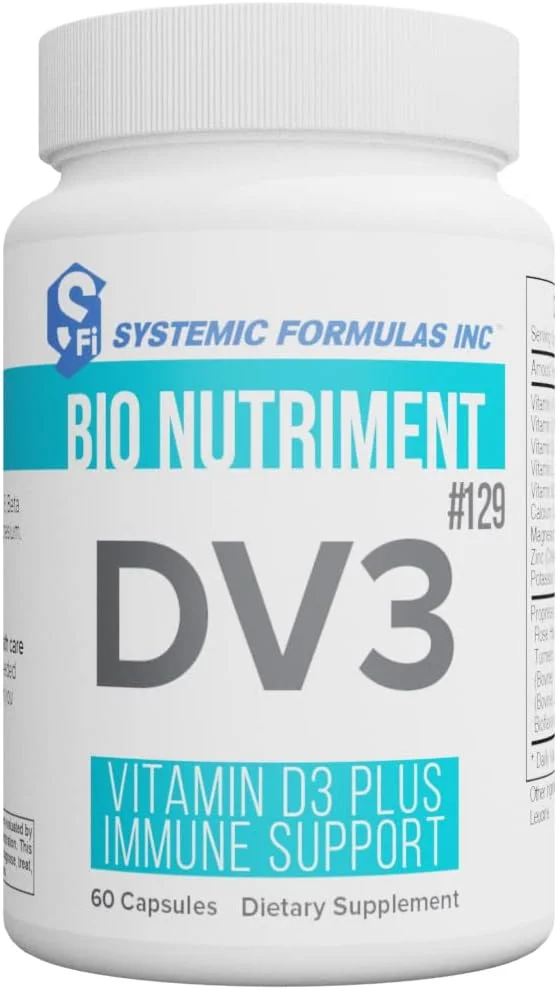 فرمول های سیستمیک DV3 BioNutriment ویتامین D3 به همراه پشتیبانی سیستم ایمنی