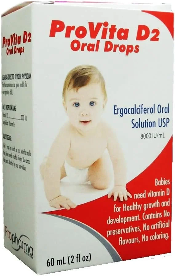 قطره خوراکی پروویتا D2، ۶۰ میلی لیتر