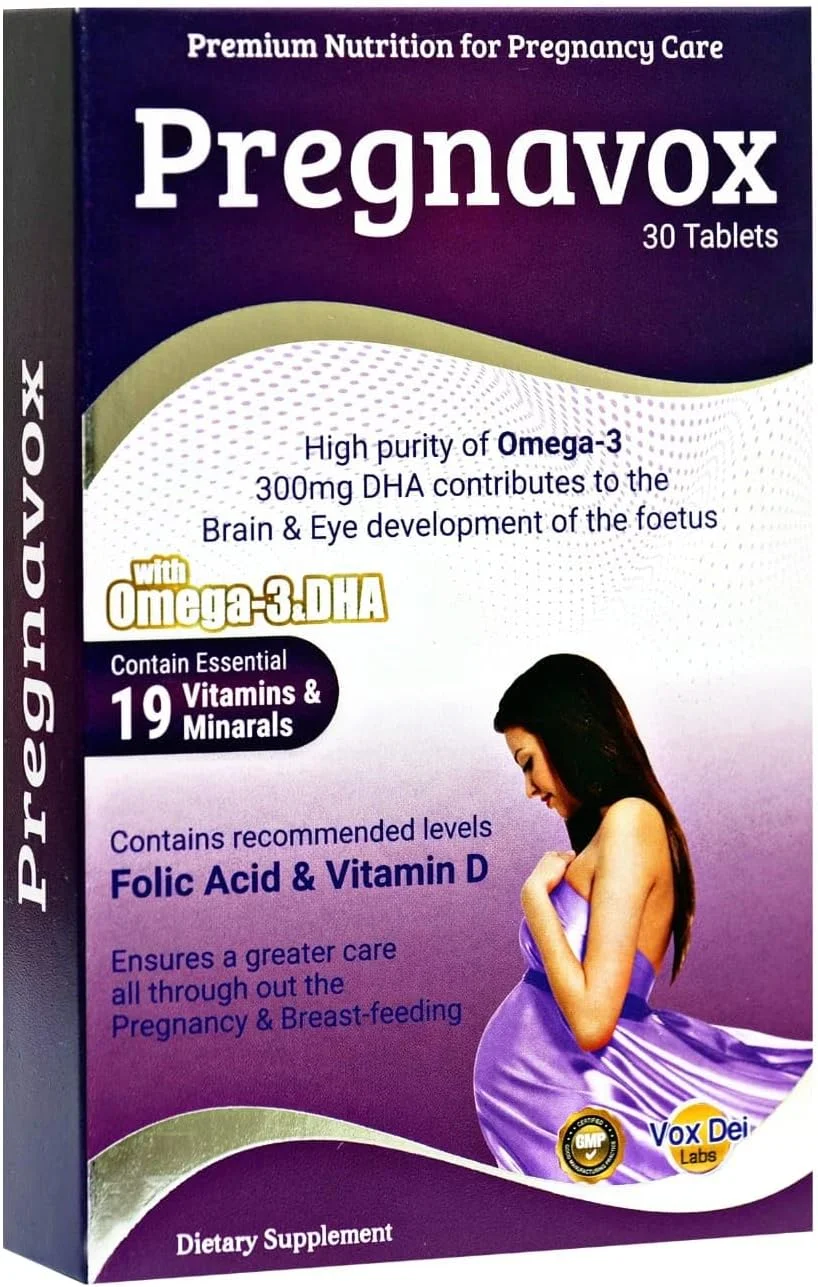 قرص های پرگناوکس - تغذیه عالی برای دوران بارداری و شیردهی، 30 عدد