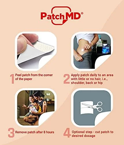برچسب های موضعی روزانه ویتامین D3/کلسیم پلاس PatchMD، 30 عدد. 100% طبیعی و گیاهی. بدون آلرژی و مواد افزودنی. جذب بالا و فراهمی زیستی بیشتر. مناسب برای معده های حساس و افراد تحت عمل جراحی چاقی.