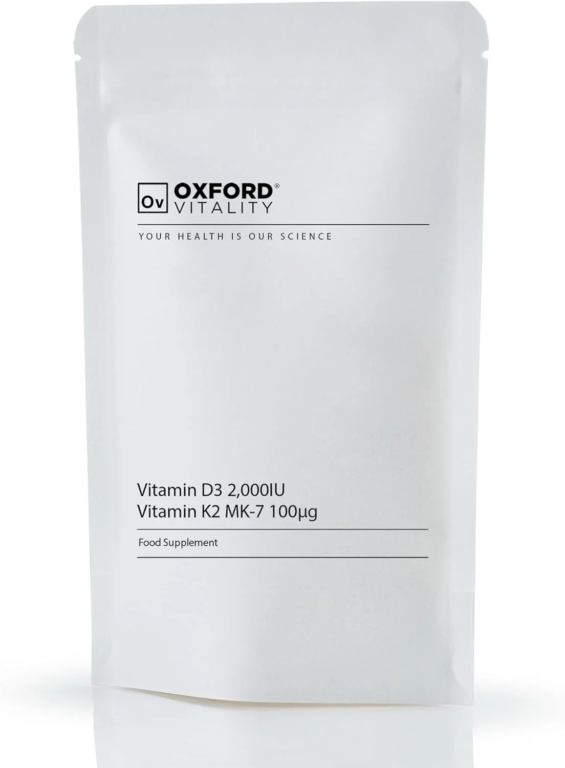 قرص ویتامین D3 2000IU و ویتامین K2-MK7 100mcg آکسفورد ویتالیتی (120 عدد) قرص ویتامین D3 2000IU و ویتامین K2-MK7 100mcg آکسفورد ویتالیتی (120 عدد)