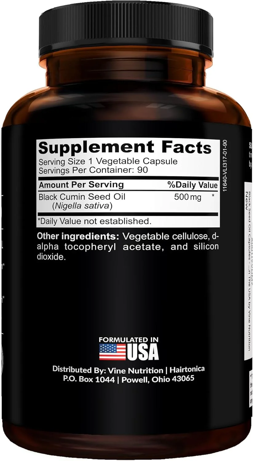 کپسول روغن دانه سیاه - دانه سیاه - مکمل تقویت کننده سیستم ایمنی سافت ژل - آنتی اکسیدان گیاهی فشرده سرد قرص زیره سیاه - 500 میلی گرم ساخت ایالات متحده آمریکا
