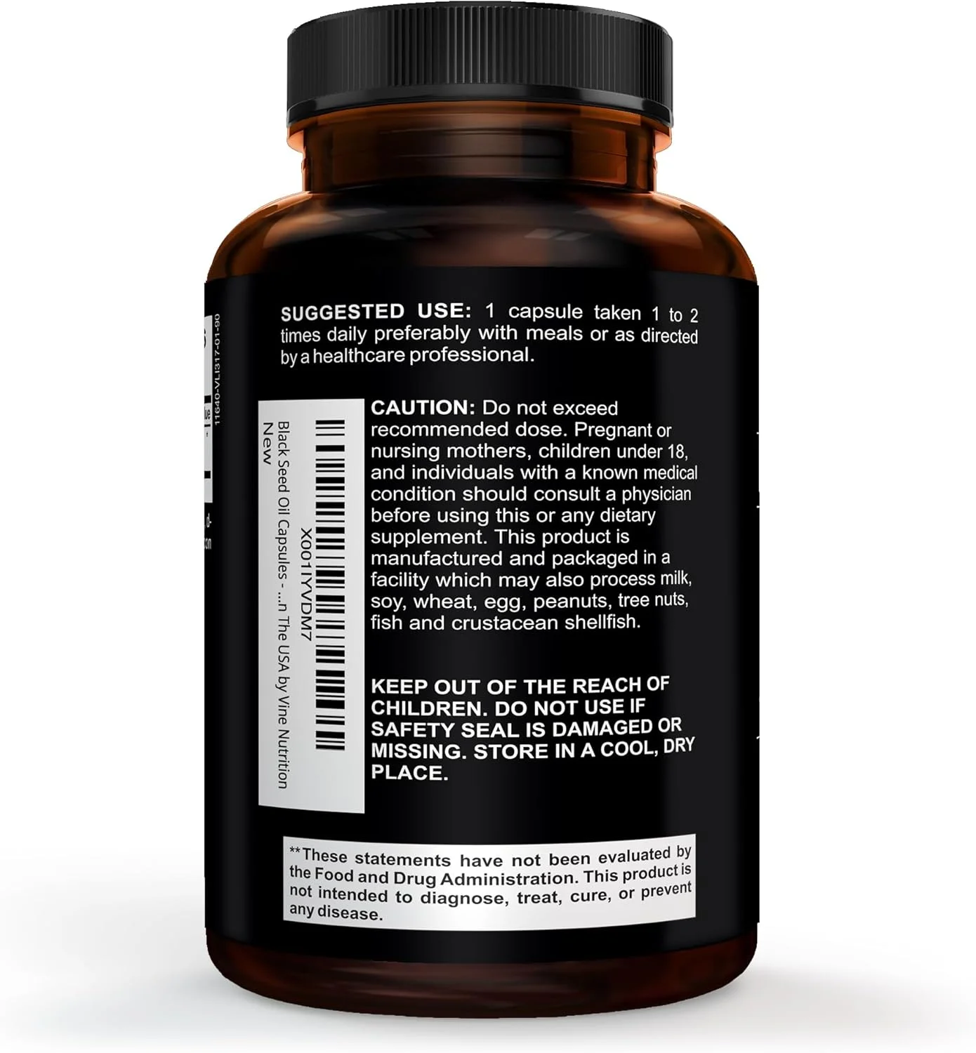 کپسول روغن دانه سیاه - دانه سیاه - مکمل تقویت کننده سیستم ایمنی سافت ژل - آنتی اکسیدان گیاهی فشرده سرد قرص زیره سیاه - 500 میلی گرم ساخت ایالات متحده آمریکا