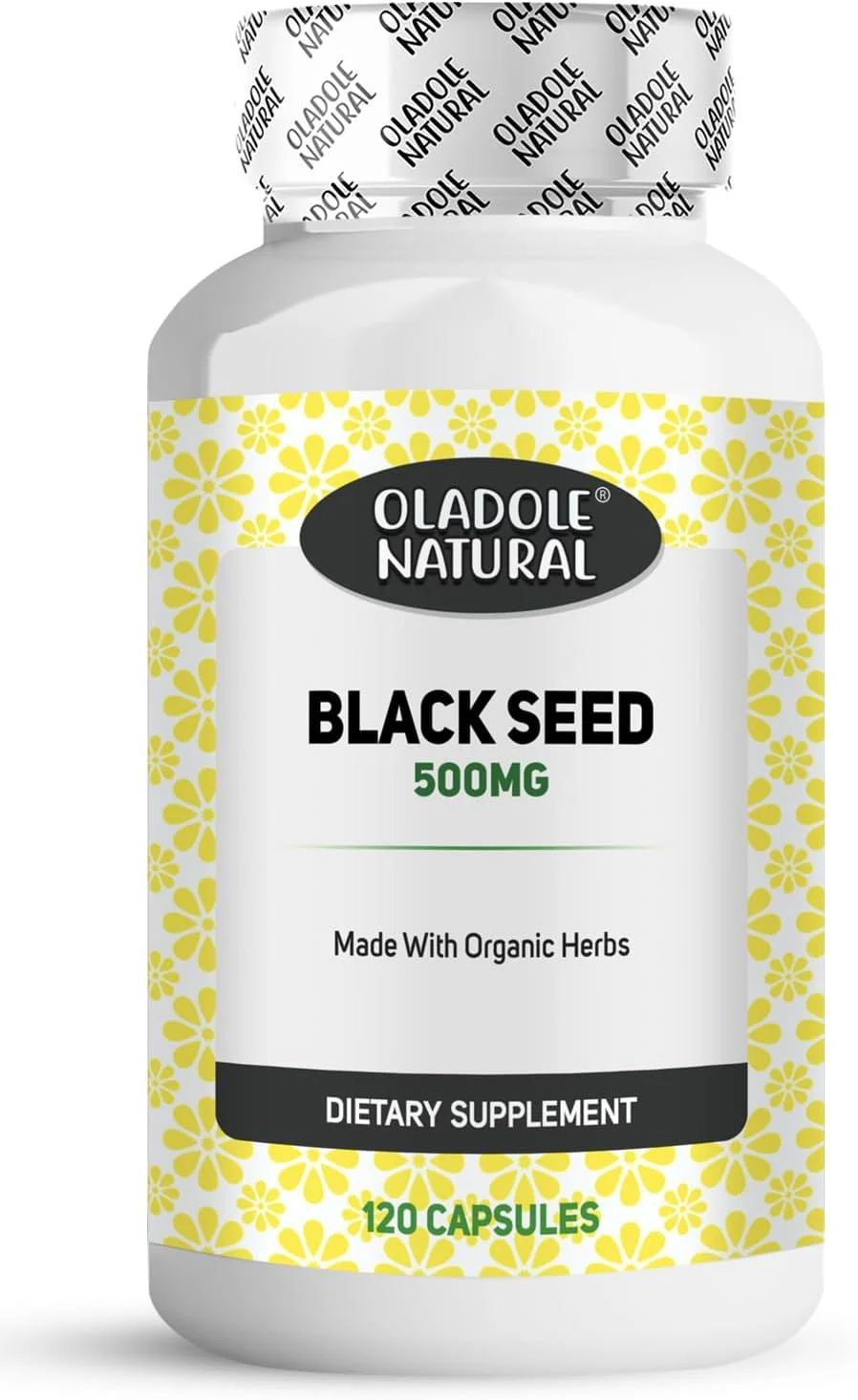 اولادول دانه سیاه طبیعی - 500 میلی گرم 120 (کپسول) | عصاره نیجلا ساتیوا پرس سرد برای تقویت سیستم ایمنی، سلامت دستگاه گوارش، سلامت قلب و مغز، بهبود راحتی و تحرک مفاصل | غیر GMO، بدون گلوتن