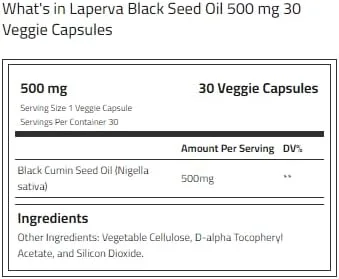 روغن سیاه دانه لاپروا (500 میلی گرم - 30 کپسول گیاهی)