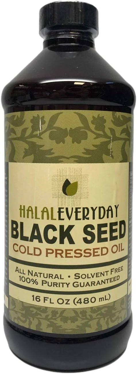 روغن دانه سیاه خالص حلال اوری دی - 473 میلی لیتر - 100% خالص و پرس سرد - غیر تراریخته و وگان - Nigella Sativa