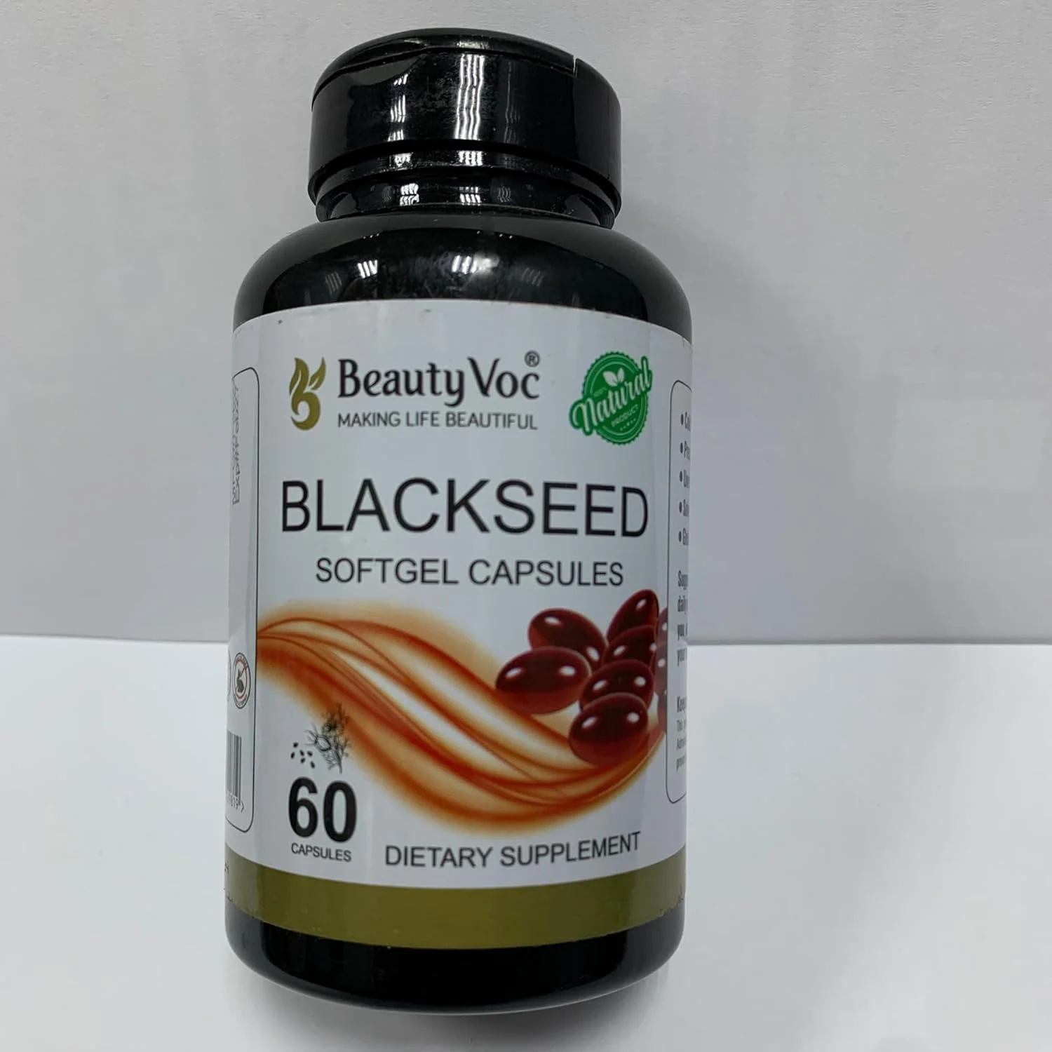 کپسول ژلاتینی دانه سیاه 60 عددی