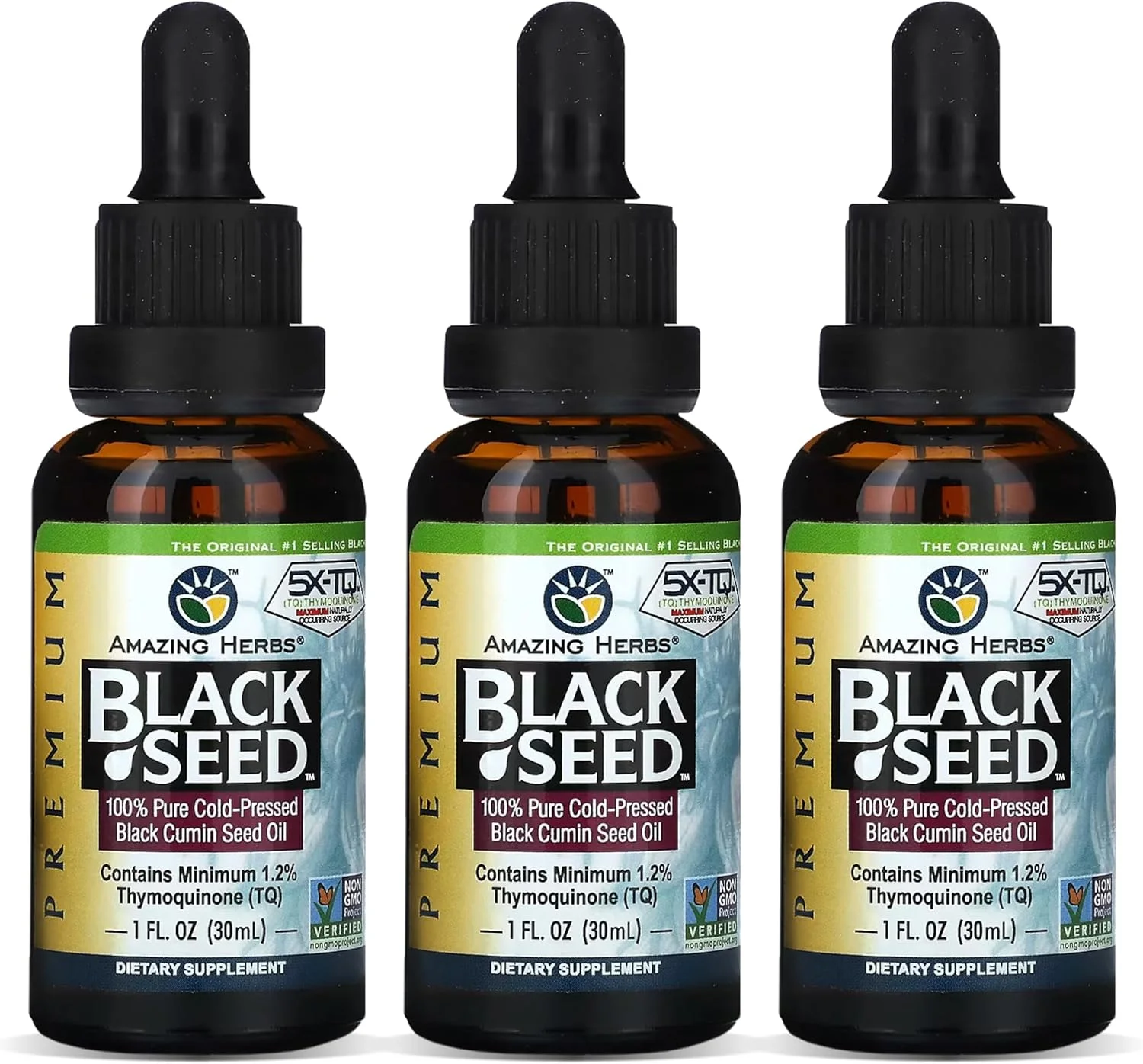 روغن سیاه دانه پرس سرد گیاهان شگفت انگیز - 30 میلی لیتر (بسته 3 عددی)