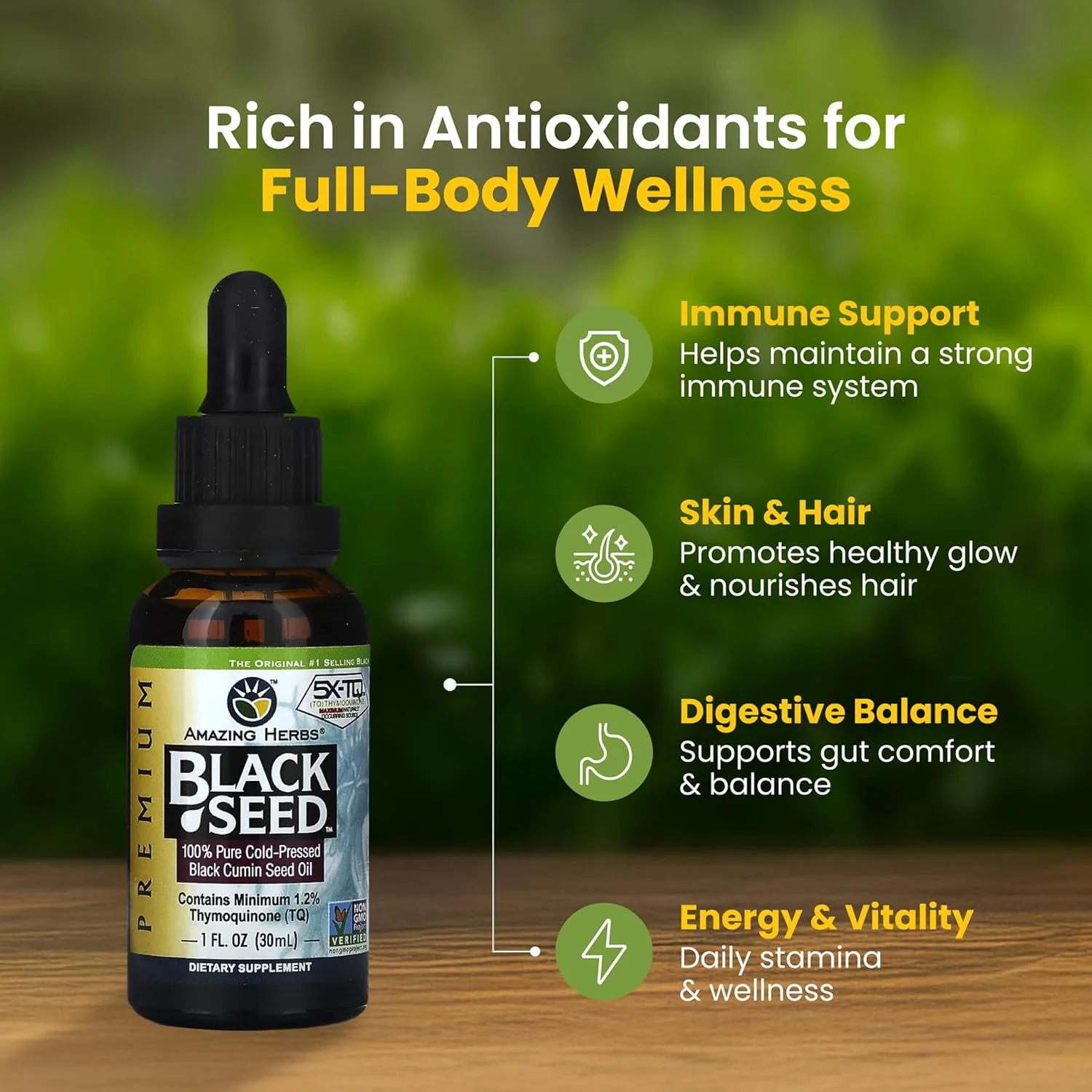 روغن سیاه دانه پرس سرد گیاهان شگفت انگیز - 30 میلی لیتر (بسته 3 عددی)