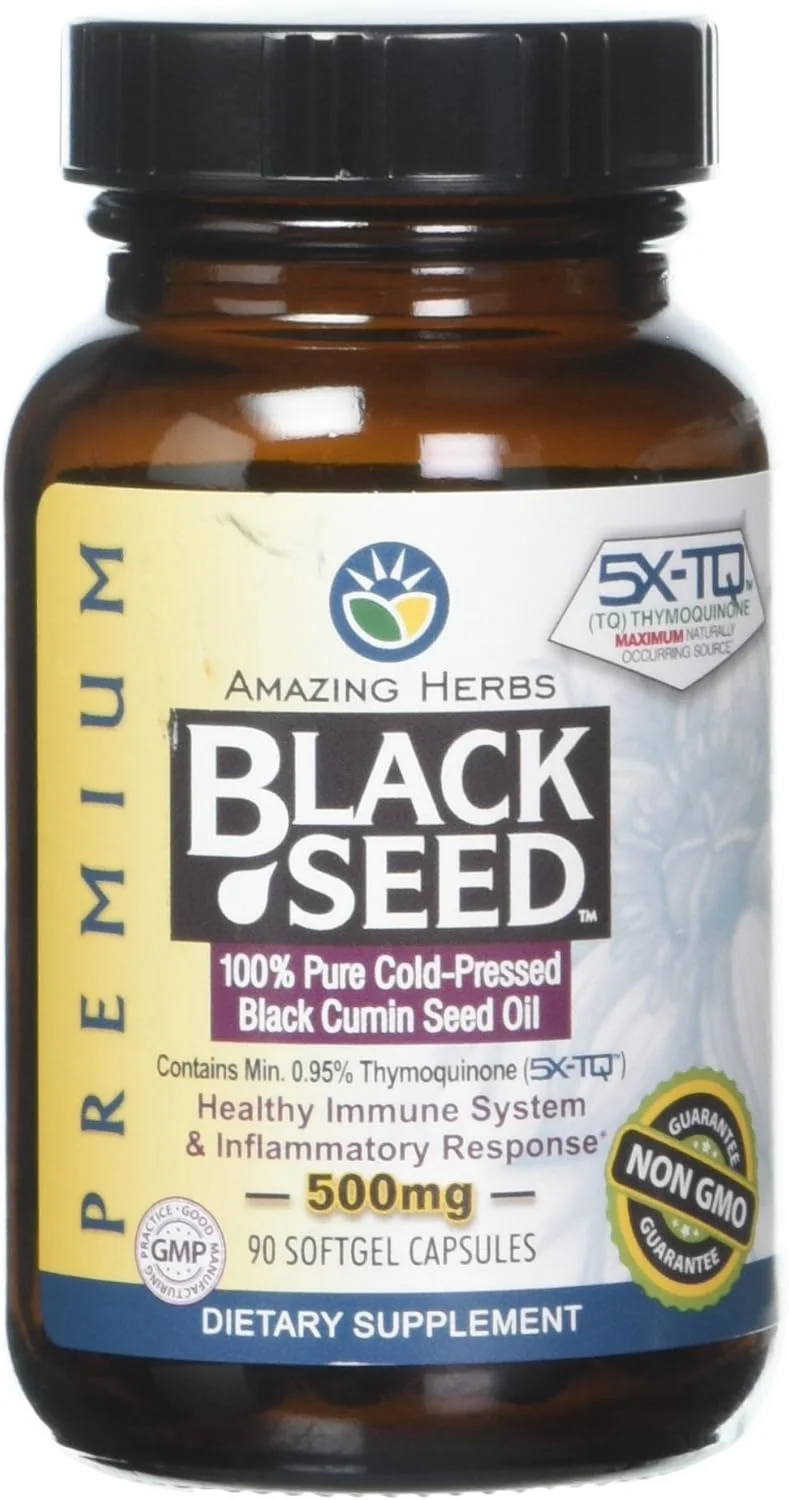 روغن دانه سیاه گیاهان شگفت انگیز 500 میلی گرم - بسته 3 عددی