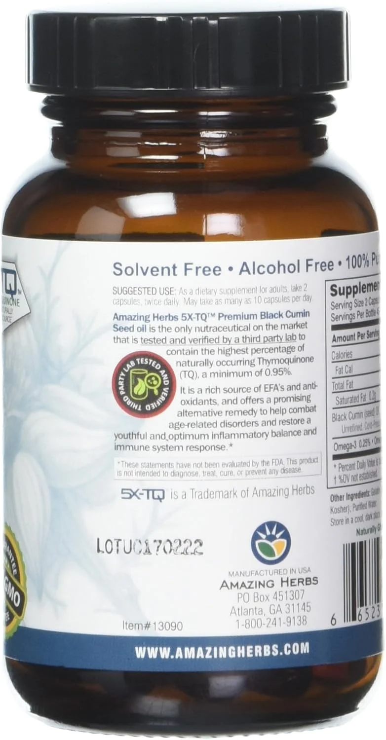 روغن دانه سیاه گیاهان شگفت انگیز 500 میلی گرم - بسته 3 عددی