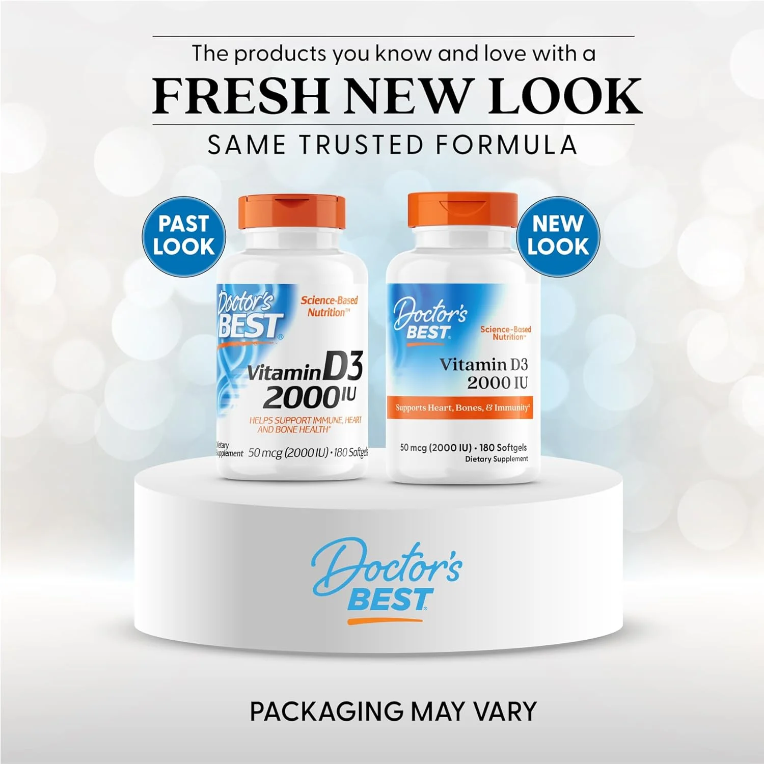 دکترز بست - ویتامین د3 2000 واحد بین المللی 180 سافت ژل 80342