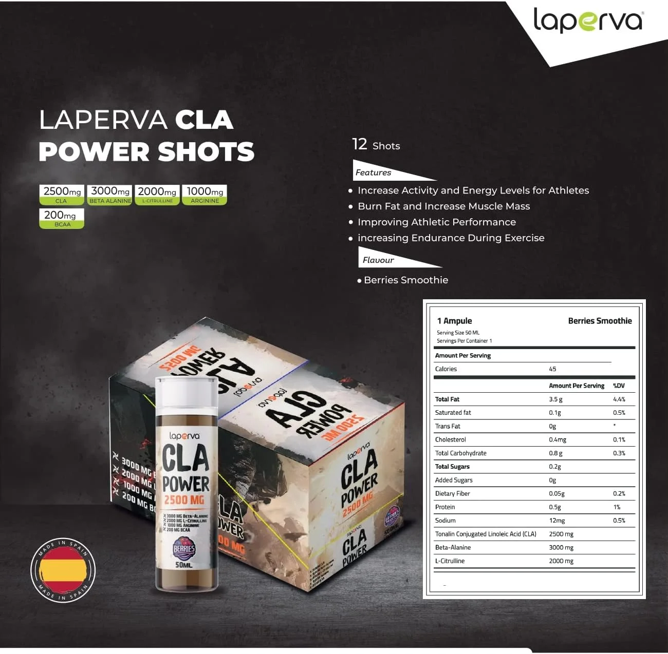 ال ای ای پاور 2500 میلی گرمی لاپروا 50 میلی لیتر (جعبه 12 عددی)