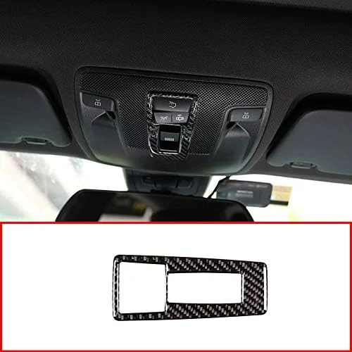برچسب قاب چراغ مطالعه جلو خودرو فیبر کربنی مناسب برای مرسدس CLA GLA A Class C117 X156 W176 A180 مدل 2013 تا 2018