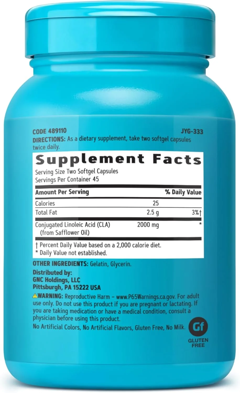 مکمل غذایی سی ال ای توتال لین جی ان سی - 90 سافت ژل