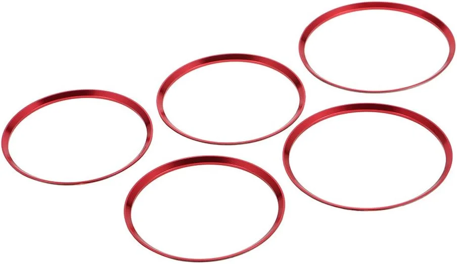 روکش حلقه ای دریچه هوا ایرومی، 5 عددی، مناسب برای مرسدس بنز CLA C117 CLA180 CLA200 CLA250 X156 GLA GLA200 GLA220
