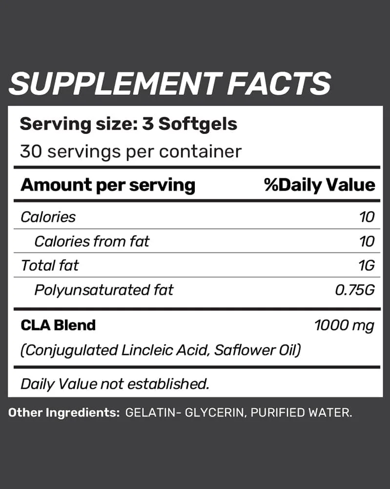 CLA1000، 90 سافت ژل CLA1000، 90 سافت ژل