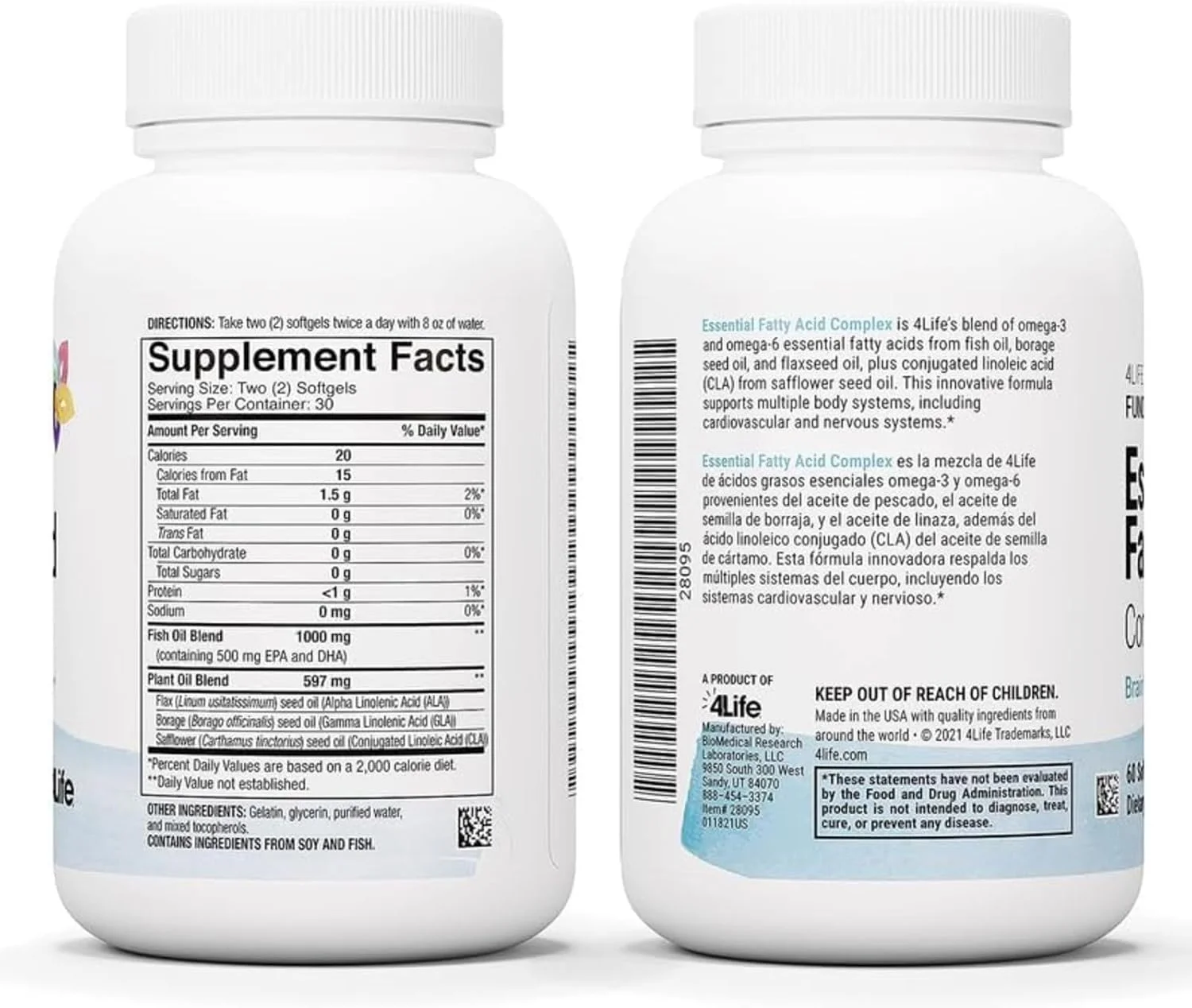 بیو-ای‌اف‌ای با سی‌ال‌ای (۶۰ عدد در هر بطری) از فورلایف [سلامت و زیبایی]