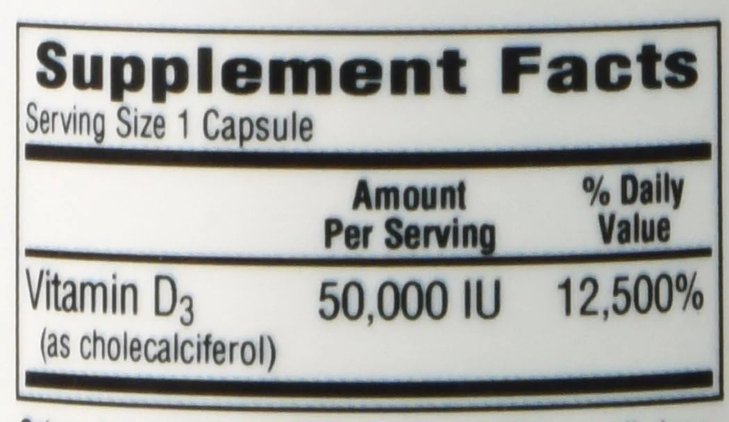 Bio-Tech Pharmacal - D3-50 50,000 IU، 100 عدد (بسته 2 عددی)
