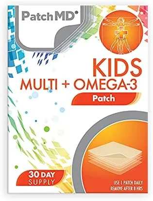 برچسب های موضعی مولتی ویتامین امگا 3 کودکان PATCHMD - تامین 30 روزه