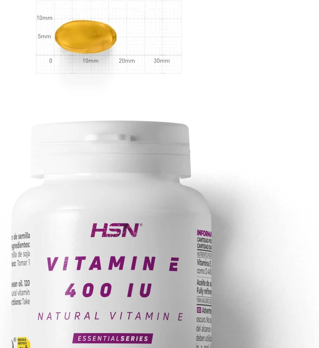 ویتامین ای 400IU | 100 سافت ژل | غلظت بالا. در محیط لیپیدی. ویتامین محلول در چربی. ویتامین ای 400IU | 100 سافت ژل | غلظت بالا. در محیط لیپیدی. ویتامین محلول در چربی.