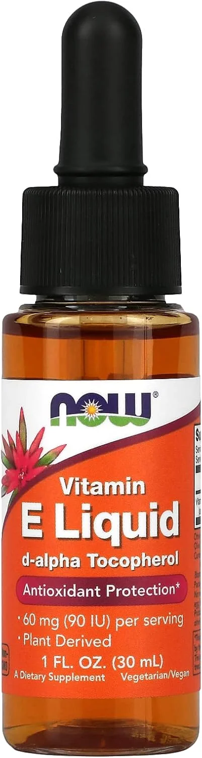 مکمل های ناو، ویتامین ای مایع طبیعی (دی-آلفا توکوفرول)، محافظت آنتی اکسیدانی، 1 اونس