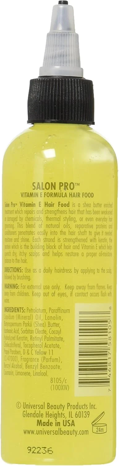 غذای موی حرفه ای سالن، فرمول ویتامین E با کره شی، 4 اونس