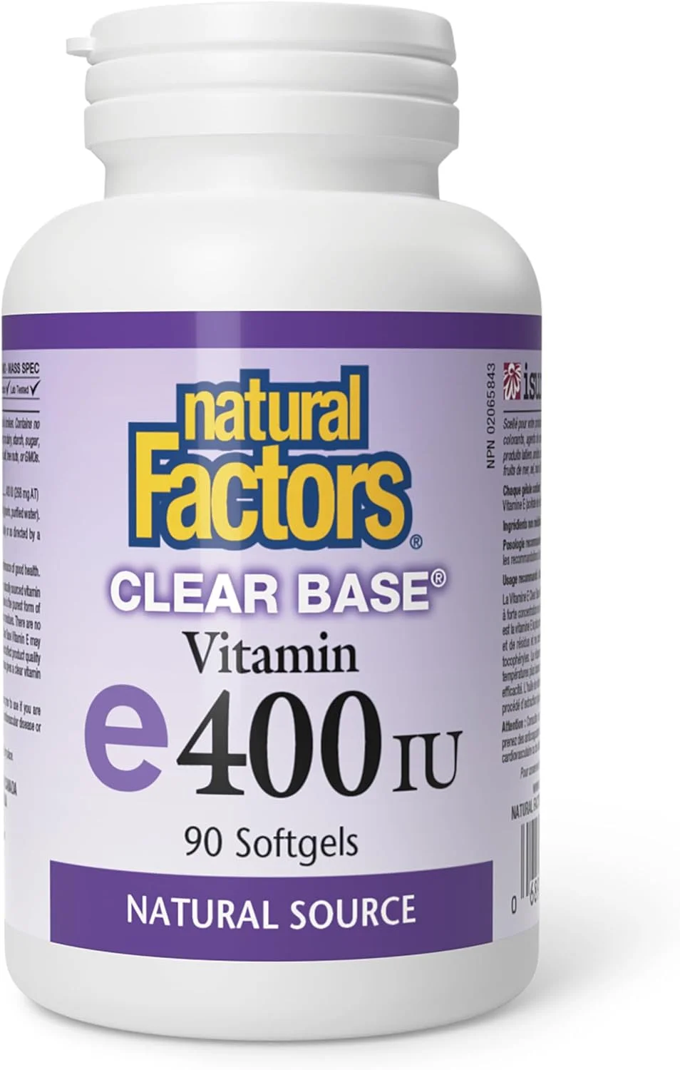 نچرال فاکتورز ویتامین ای 400 واحد بین المللی 90 سافت ژل