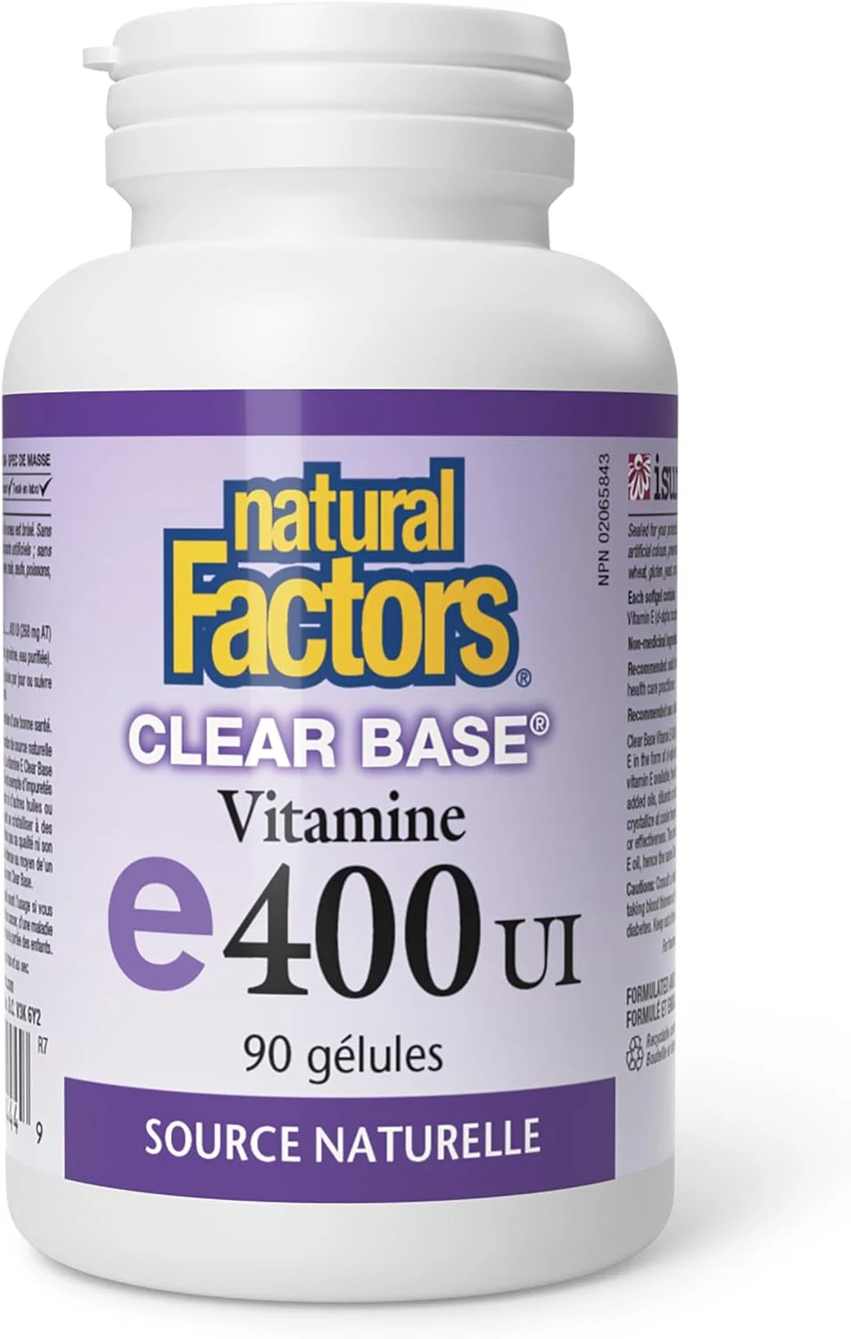 نچرال فاکتورز ویتامین ای 400 واحد بین المللی 90 سافت ژل